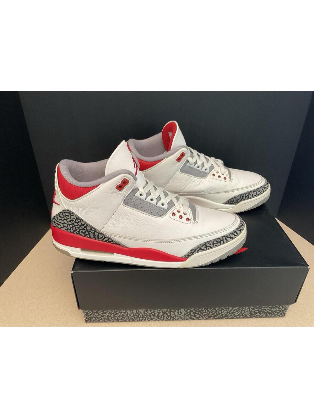 Mens Nike Air Jordan 3 Retro “Fire Red” 2022  Athletic Shoes. Size 12. Nice!!!